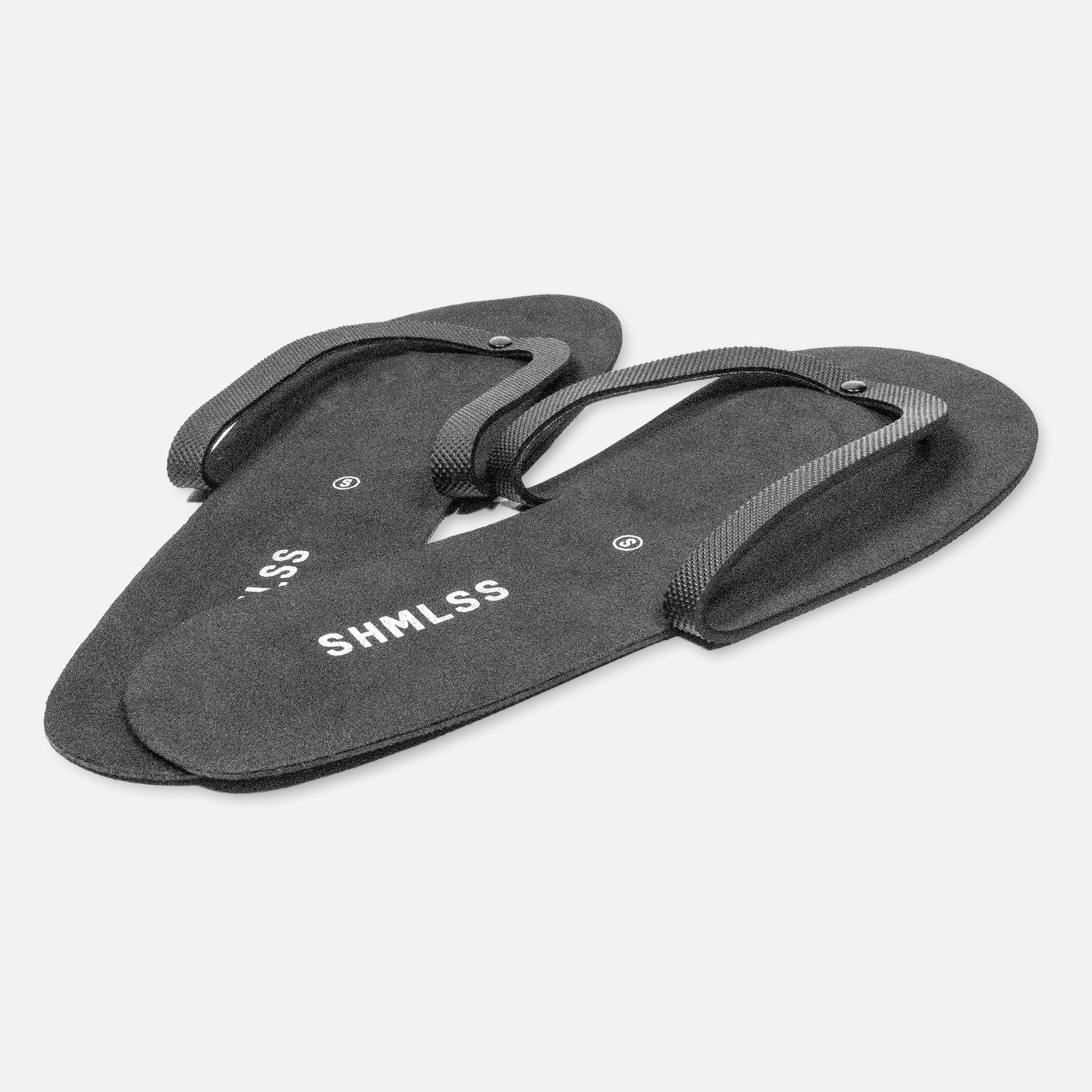 Black SHMLSS™ foldable emergency flip-flops for high heels – Freestyle Money