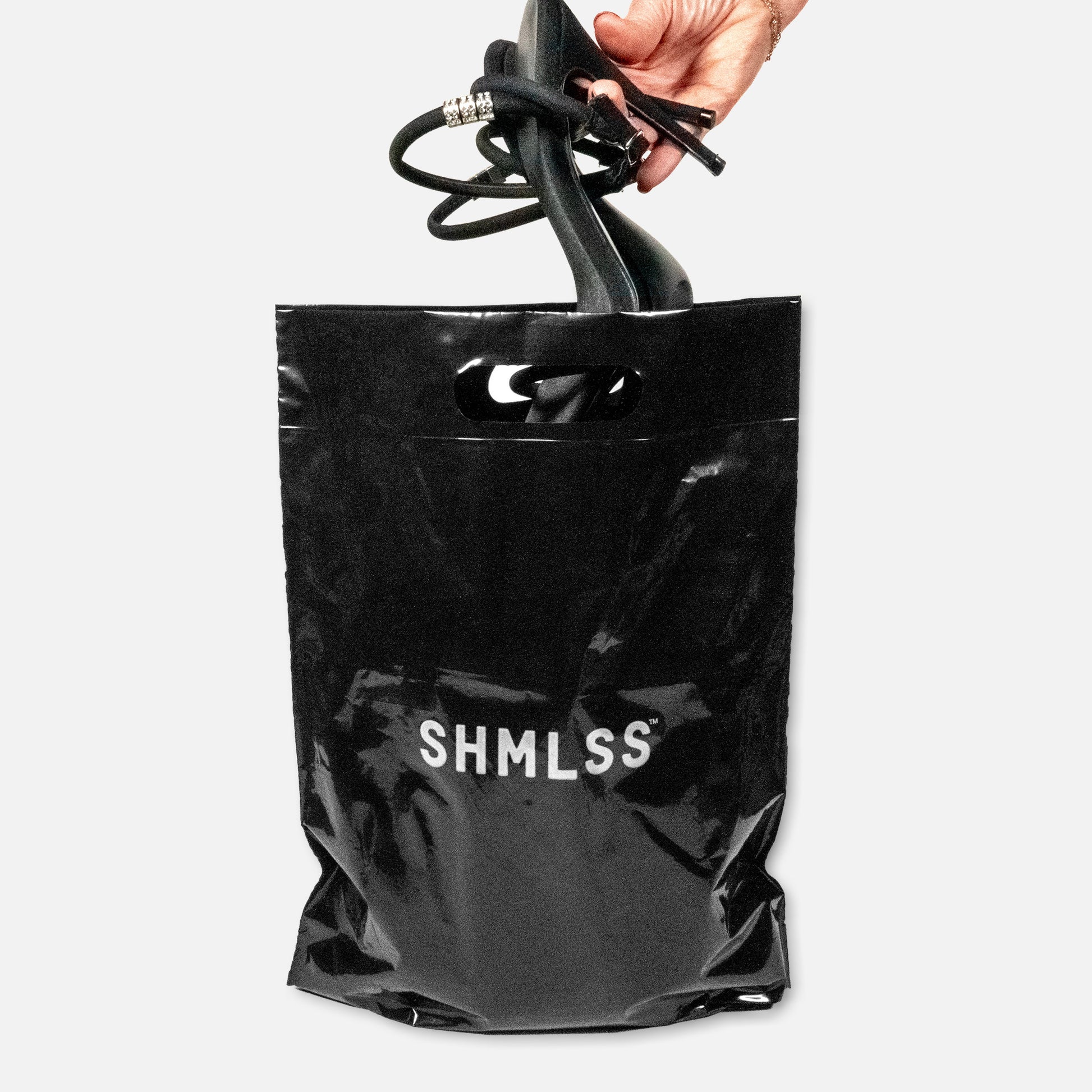 Black SHMLSS™ Heel Concealer Bag