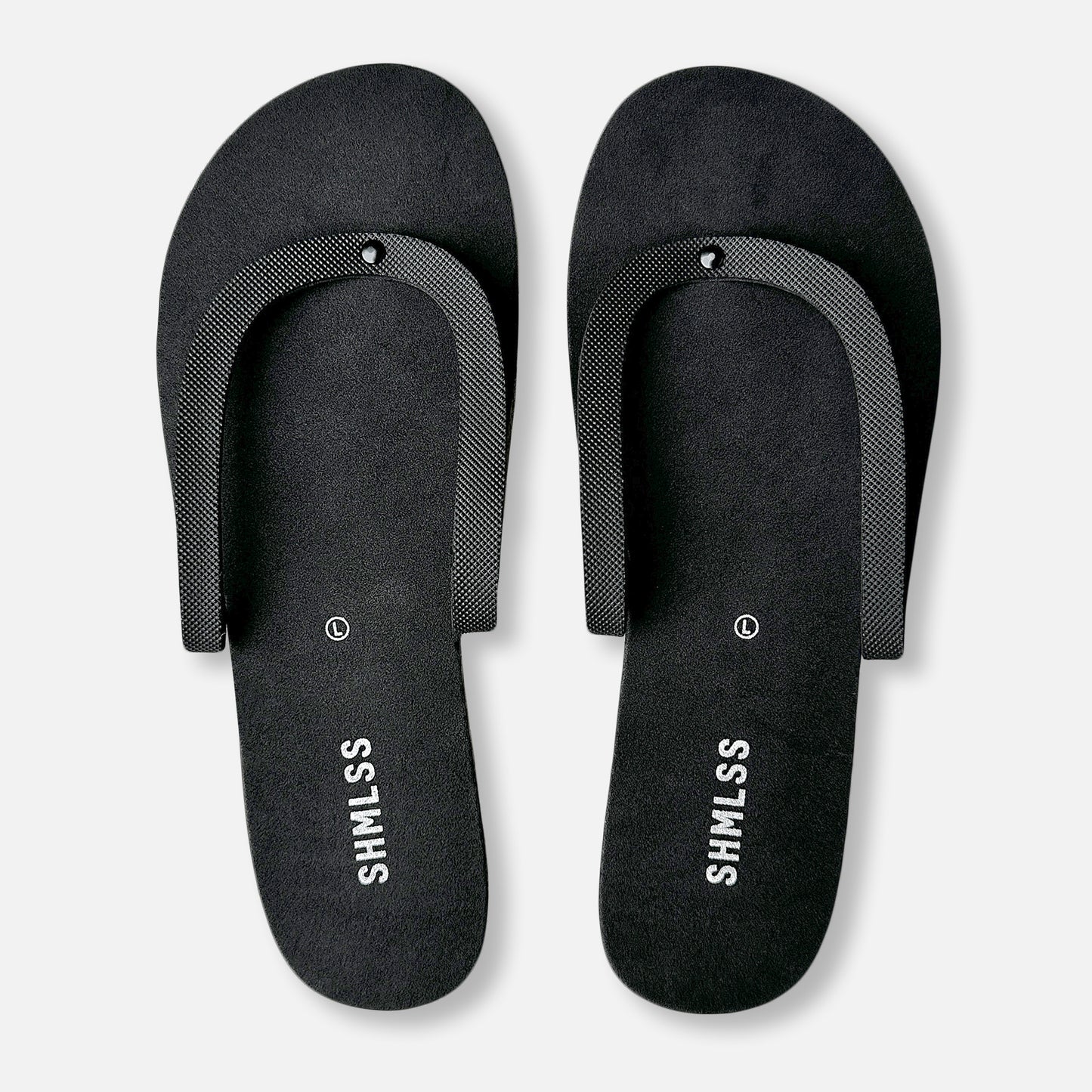 Foldable emergency flip-flops for high heels in large size – SHMLSS™ top view