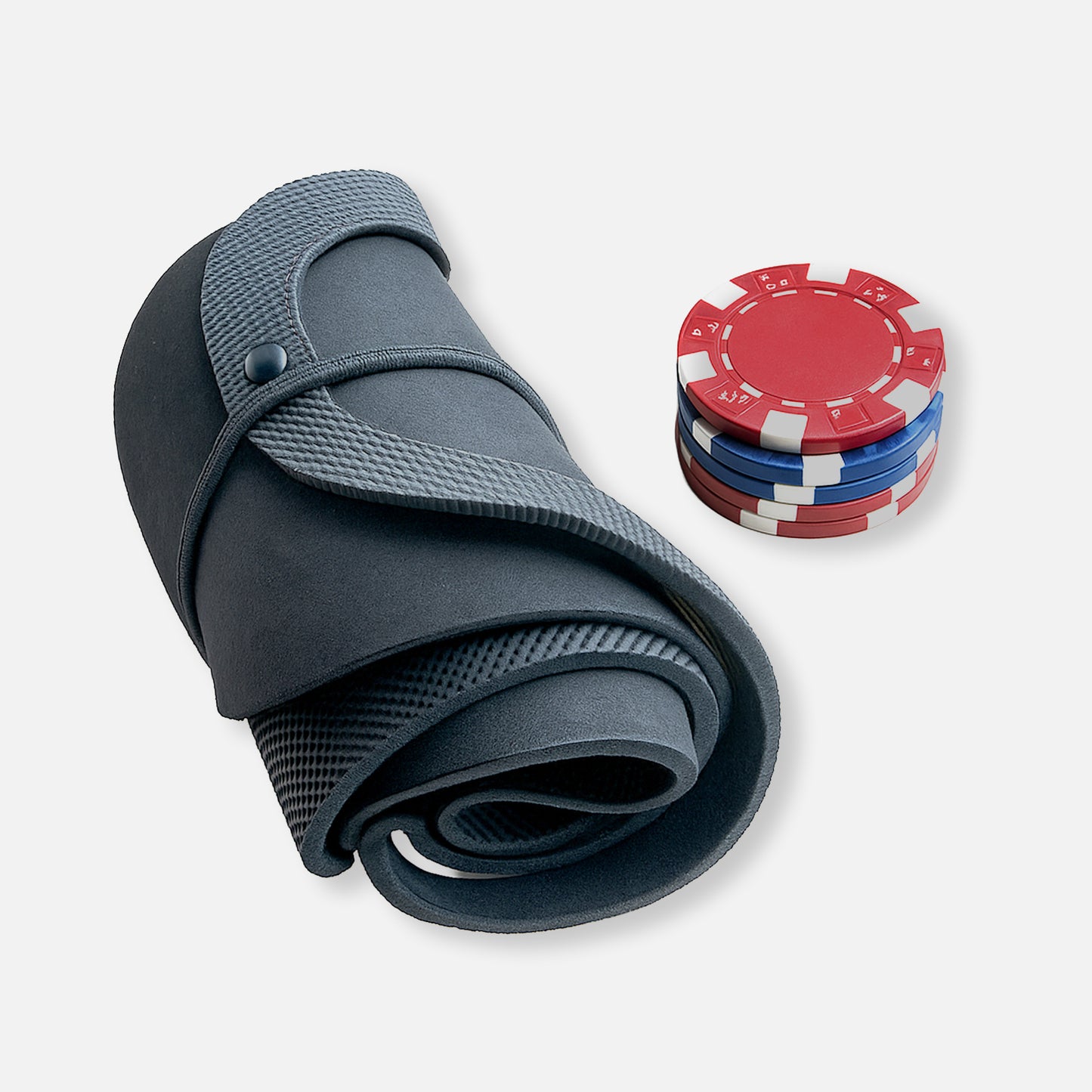 Foldable emergency flip-flops for high heels – SHMLSS™ rolled view