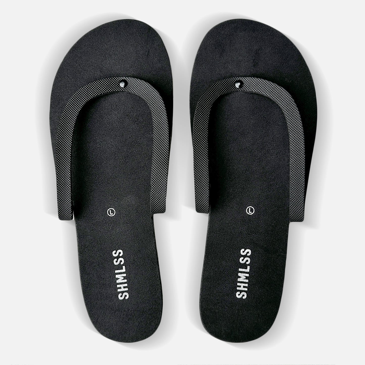 Foldable emergency flip-flops for high heels in large size – SHMLSS™ top view