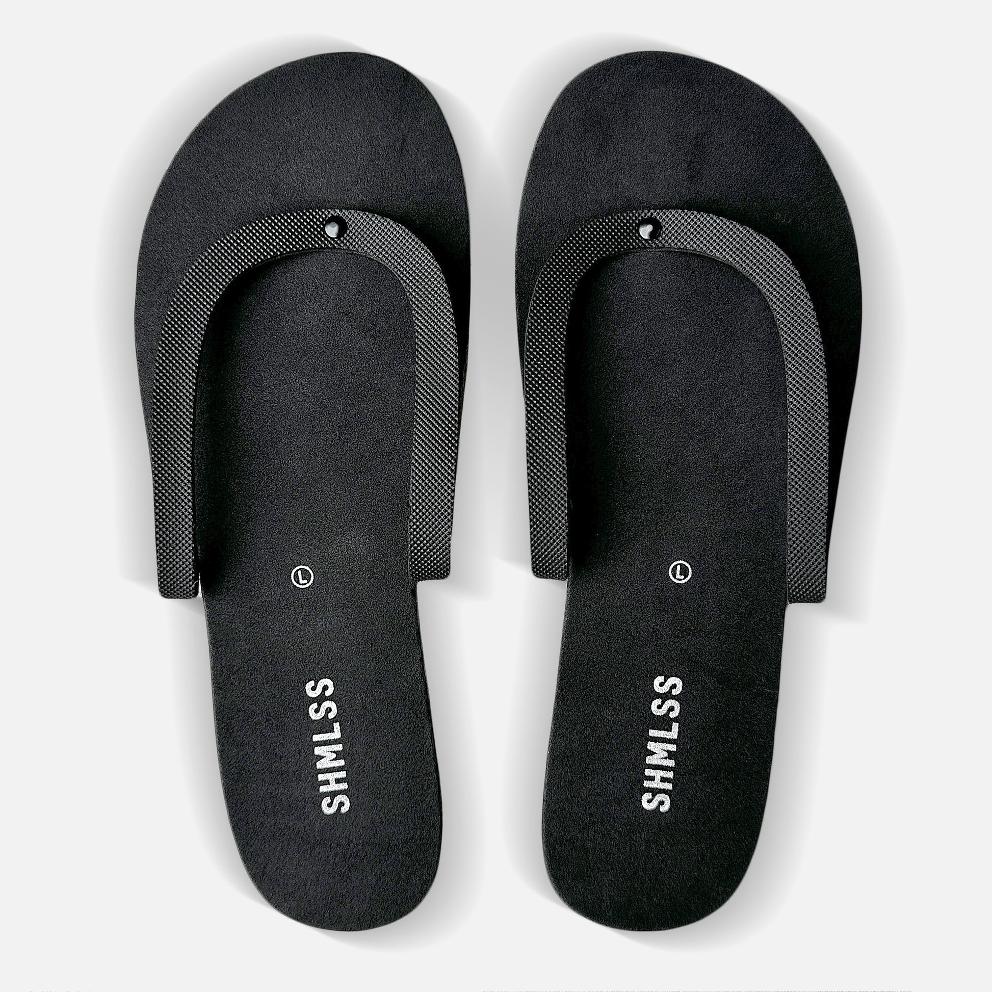 Foldable emergency flip-flops for high heels in large size – SHMLSS™ top view